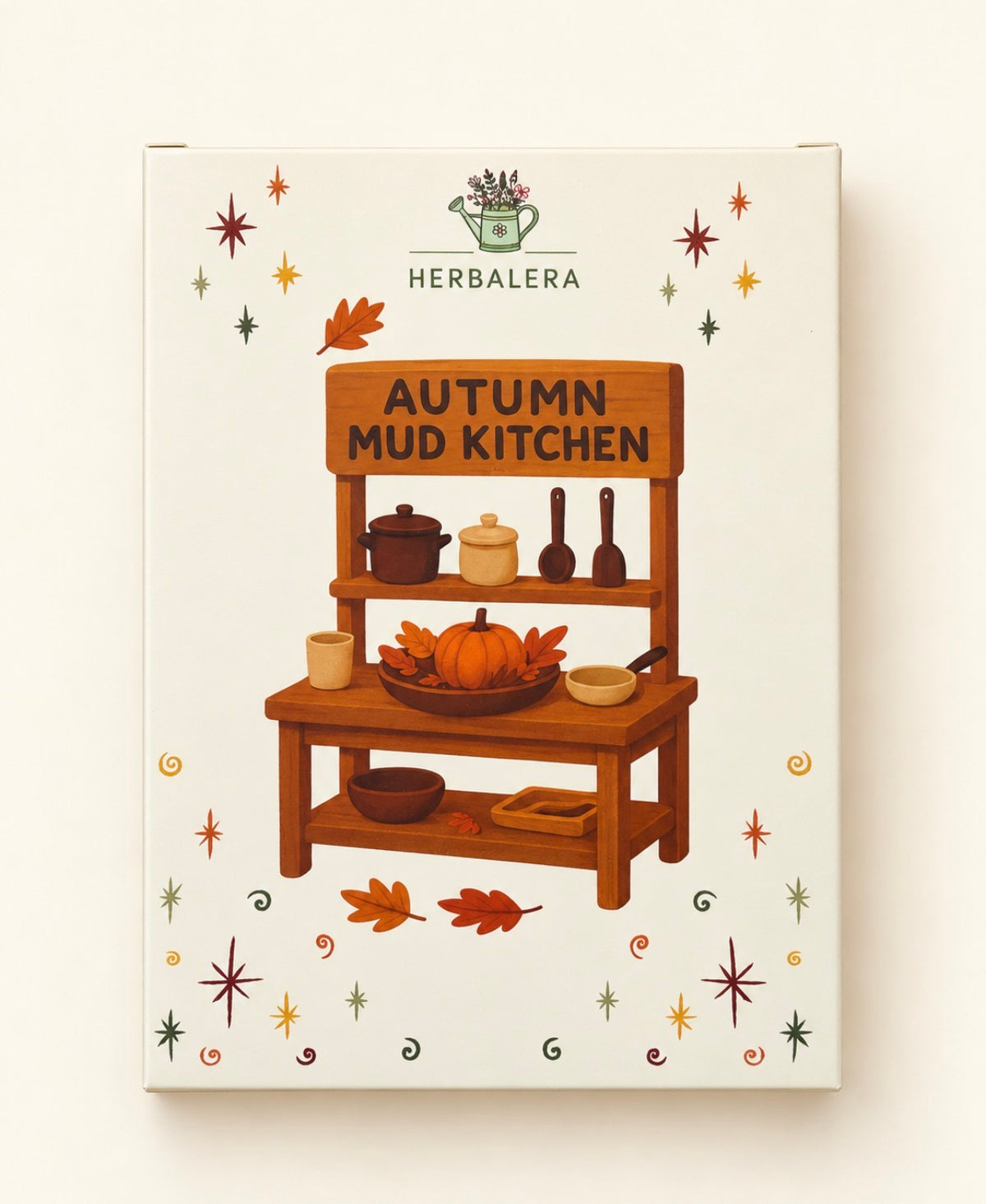 Autumn Mud Kitchen Recipe Cards - Waterproof cards