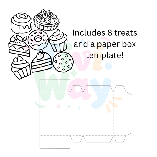 Color Your Way Bakery Template (PDF only)