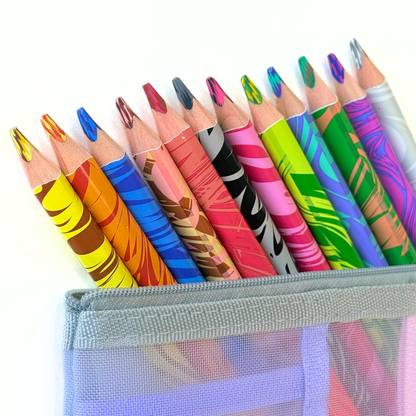 Swirl Studio - 12 Triangular Color Swirl pencils