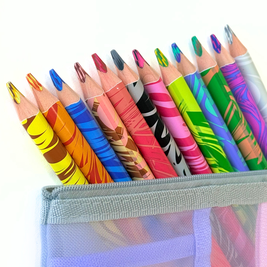 Swirl Studio - 12 Triangular Color Swirl pencils