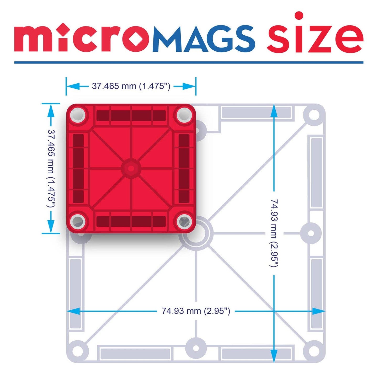 MicroMAGS LEARN Letters™ 56 Piece Set
