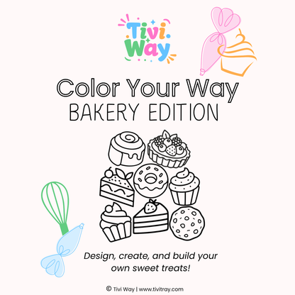 Color Your Way Bakery Template (PDF only)