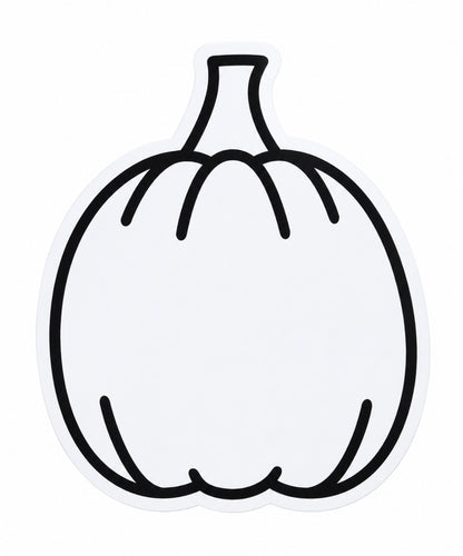 Color Your Way: Pumpkin Cut-Out