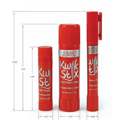 KwikStix Tempera Paint- Earth Tones 6 Colors
