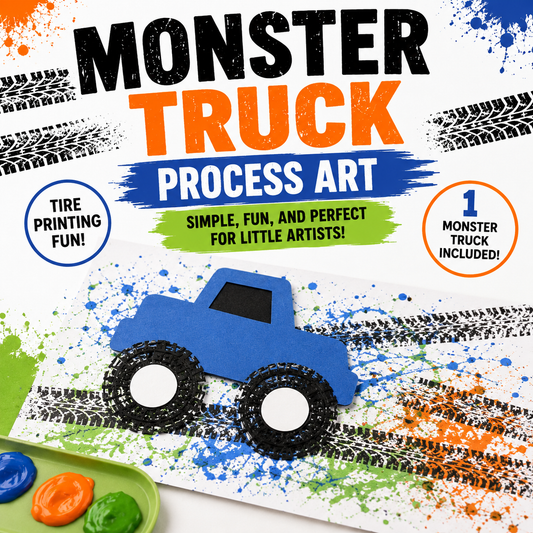 Monster Truck Process Art