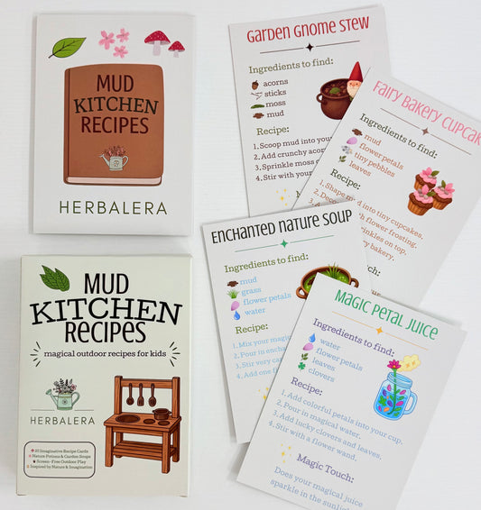 Mud Kitchen Recipe Cards