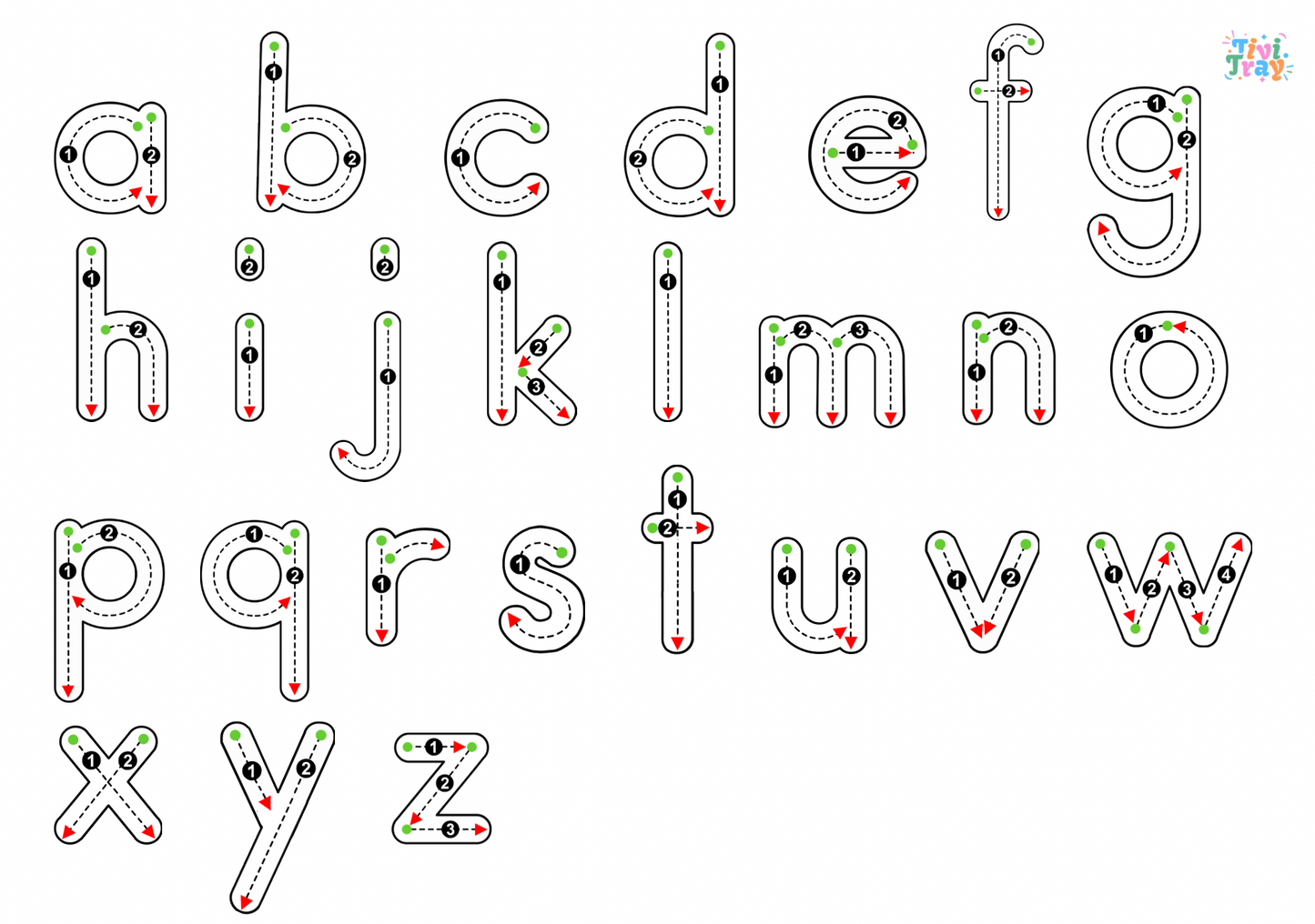 Tivi Mat: Alphabet