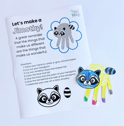 Jimothy Handprint Printable
