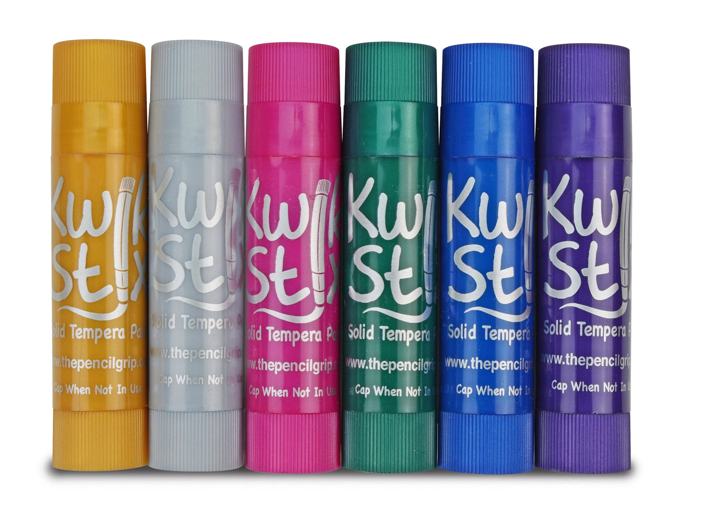 KwikStix Tempera Paint - 6 Metalix Colors