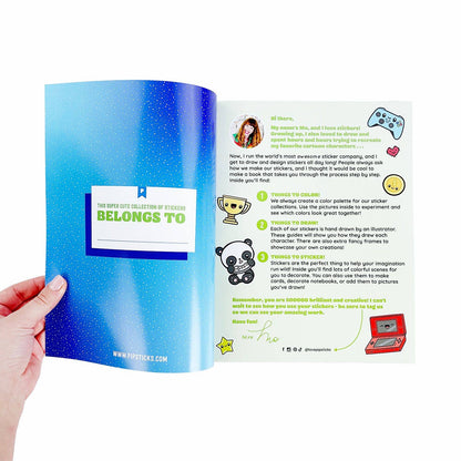 Draw-Along Gaming Sticker Book