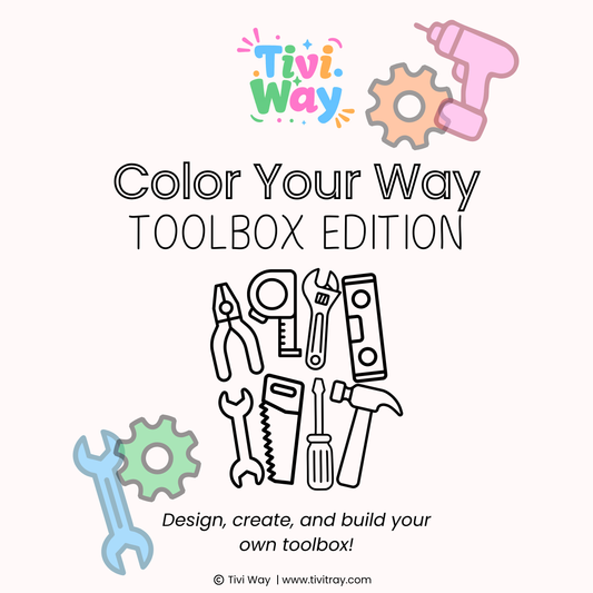 Color Your Way Toolbox Template (PDF Only)