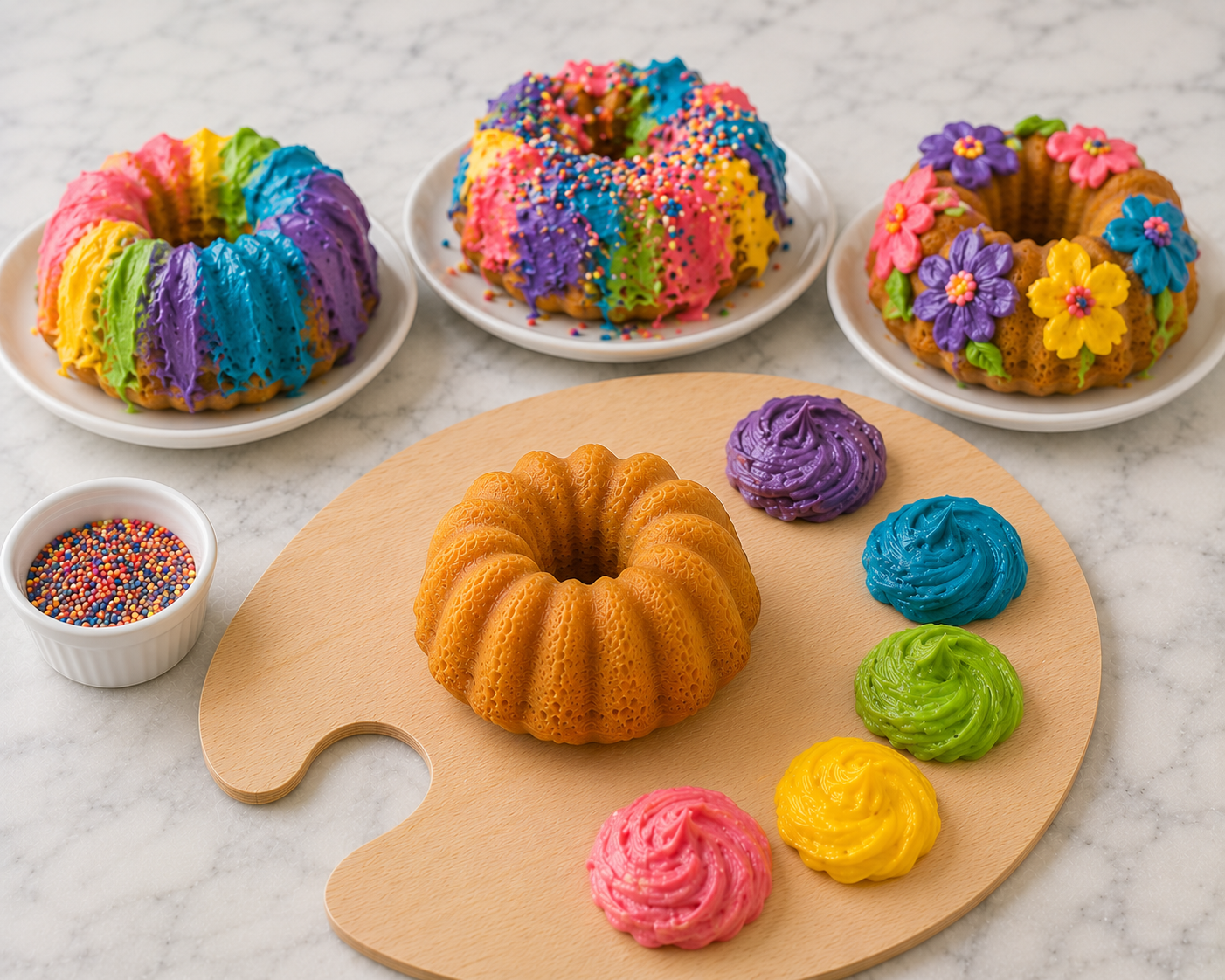 Edible Art: Paint a Bundt Together