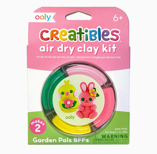 Creatibles: Air Dry Clay Bffs Kit - Garden Pals