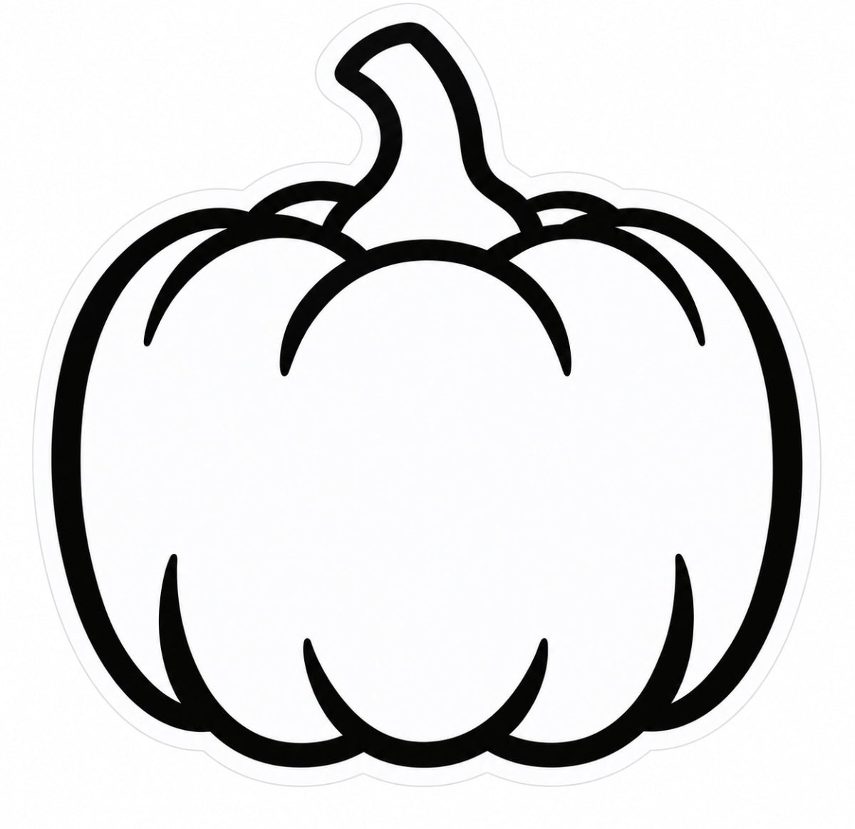Color Your Way: Pumpkin Cut-Out
