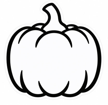 Color Your Way: Pumpkin Cut-Out