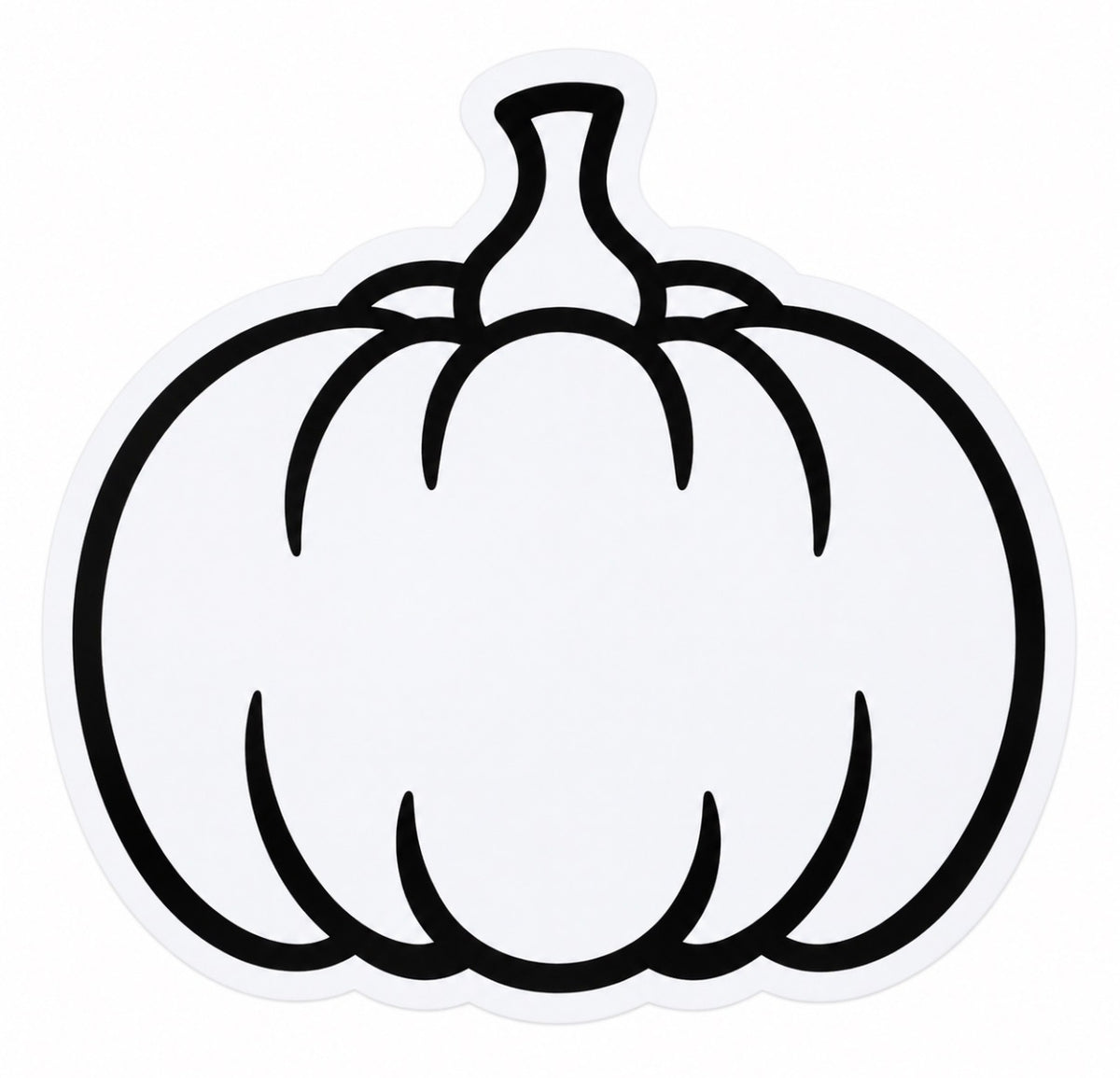 Color Your Way: Pumpkin Cut-Out