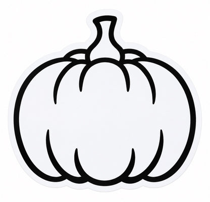 Color Your Way: Pumpkin Cut-Out