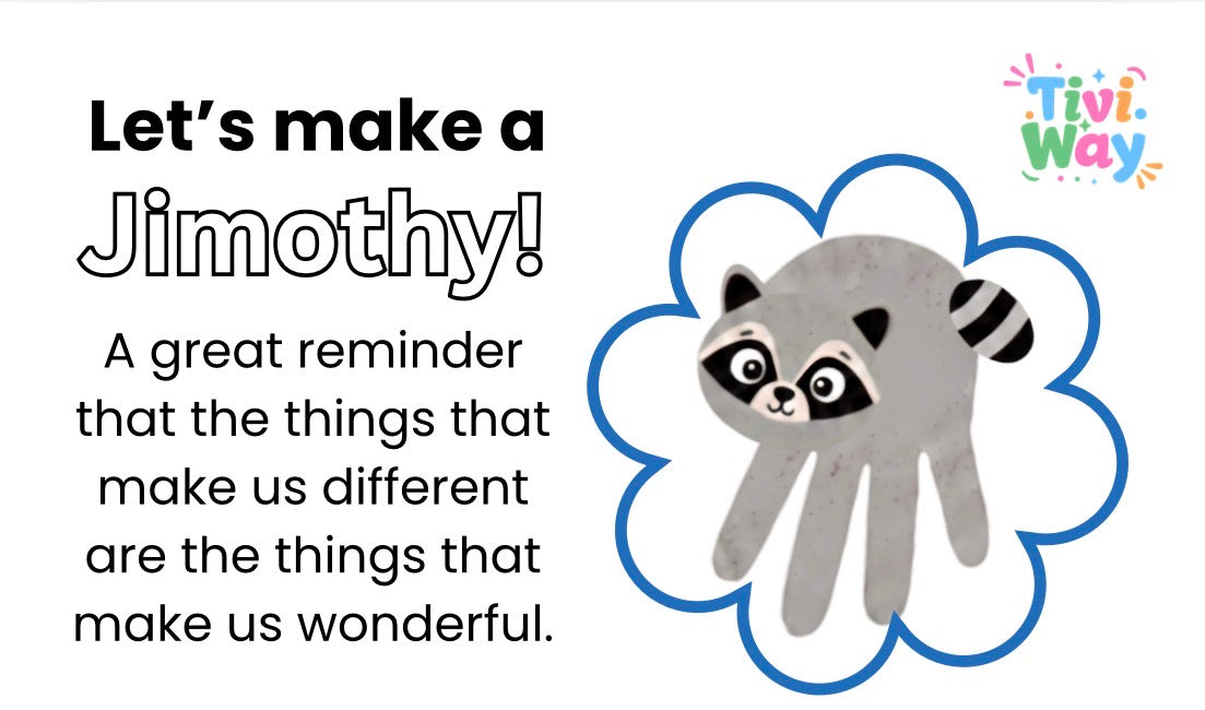 Jimothy Handprint Printable