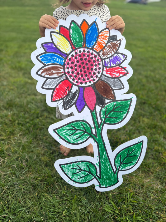 Color Your Way - Giant Sunflower