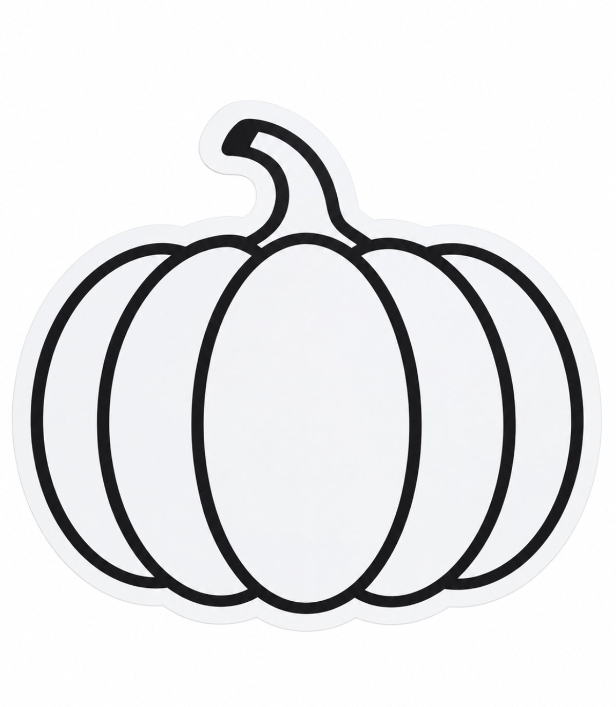 Color Your Way: Pumpkin Cut-Out