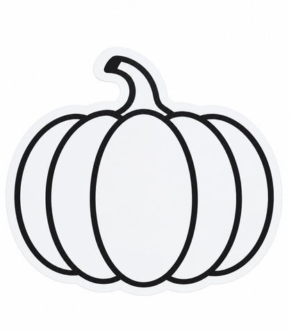 Color Your Way: Pumpkin Cut-Out