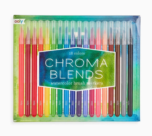 Chroma Blends: Watercolor Brush Markers