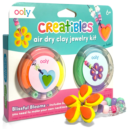 Creatibles: Air Dry Clay Jewelry Kit - Blissful Blooms